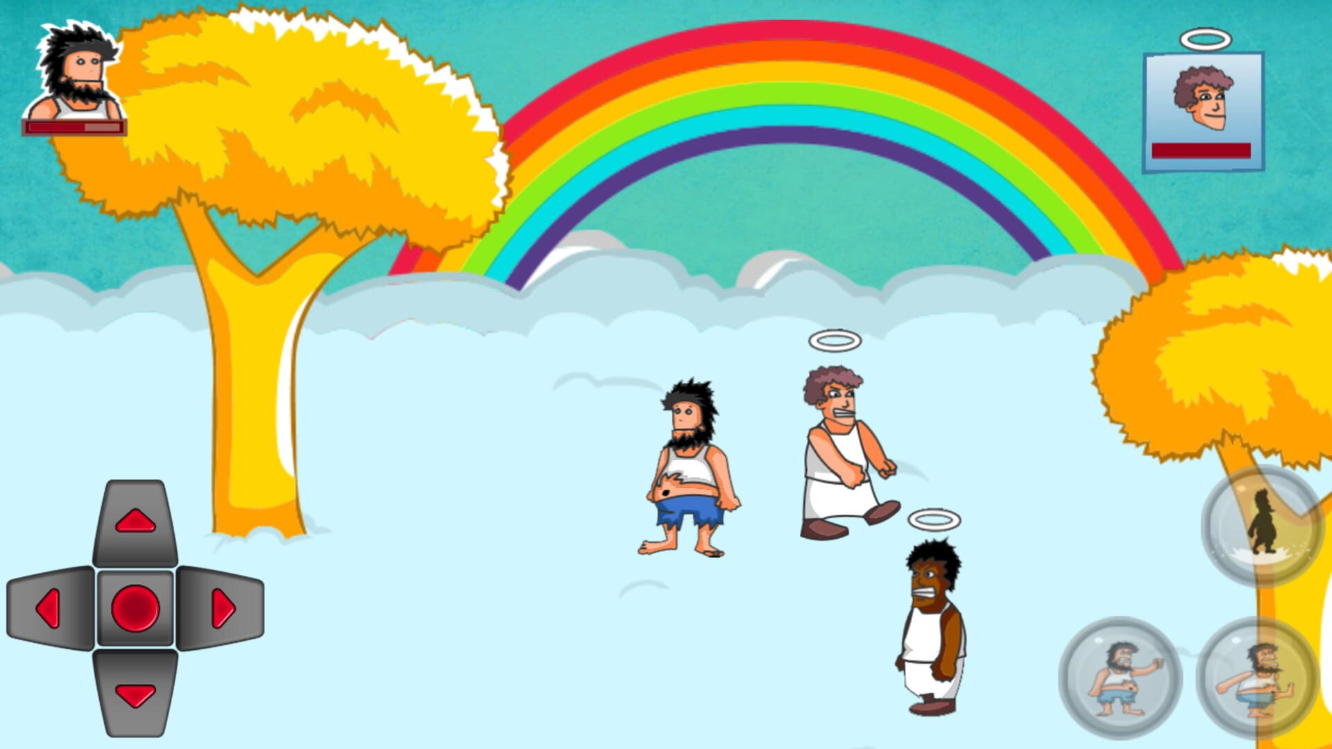 Homeless Guy: Fight in Heaven - Screenshot