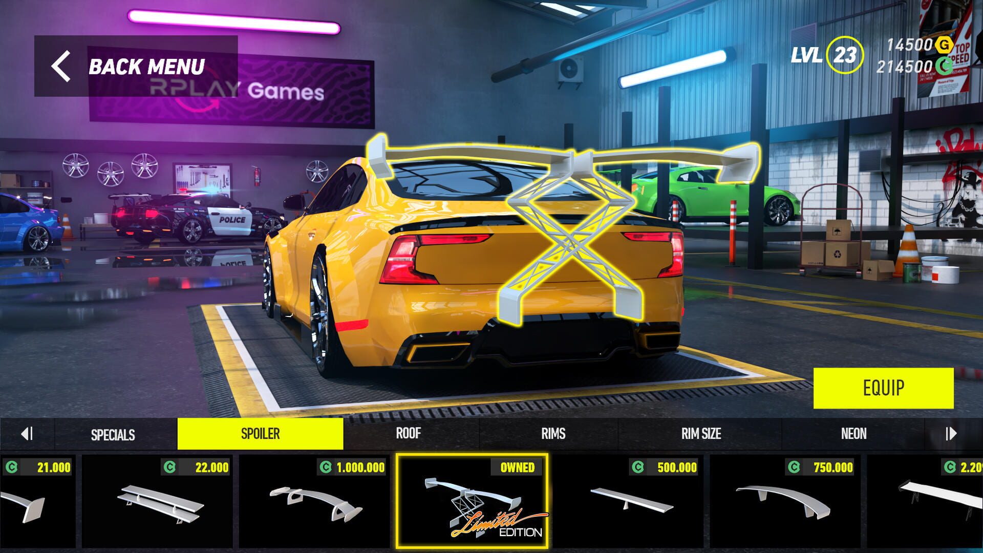 ClubR: Online Car Parking Game - Screenshot