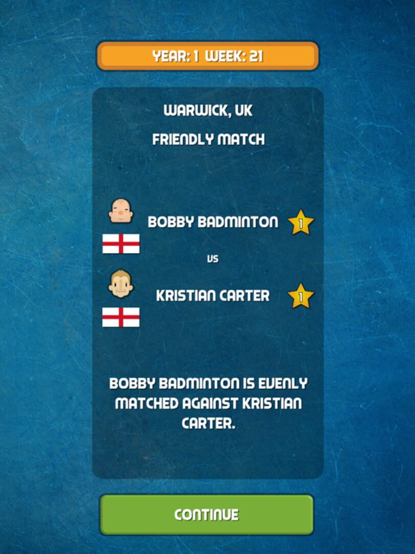 Badminton Manager - Screenshot