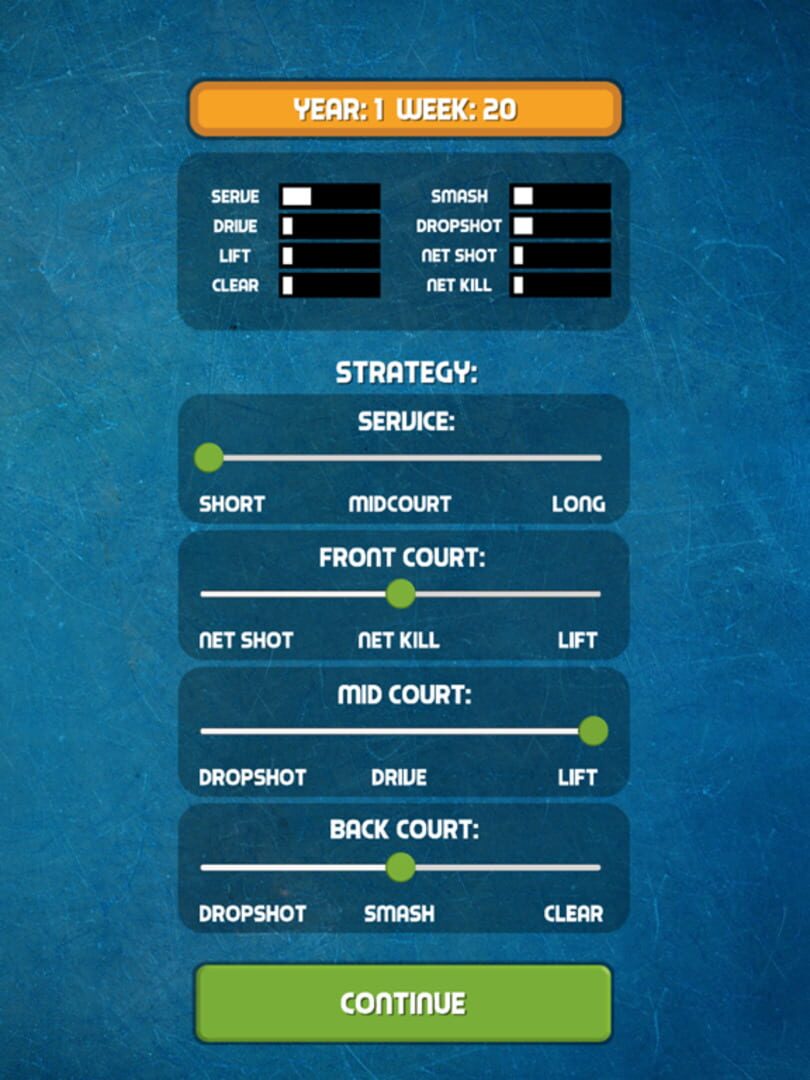 Badminton Manager - Screenshot