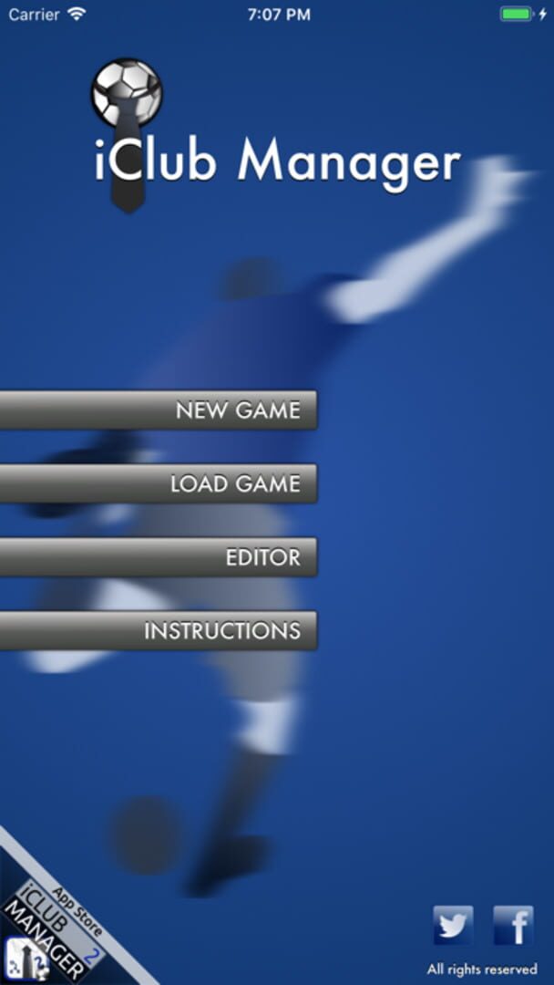 iClub Manager - Screenshot