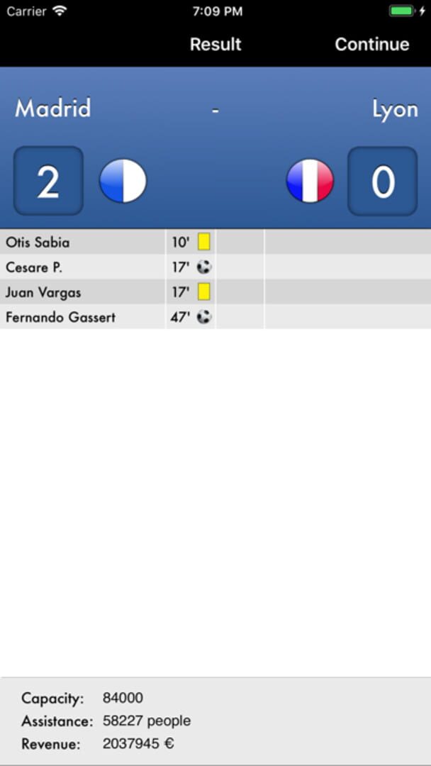 iClub Manager - Screenshot