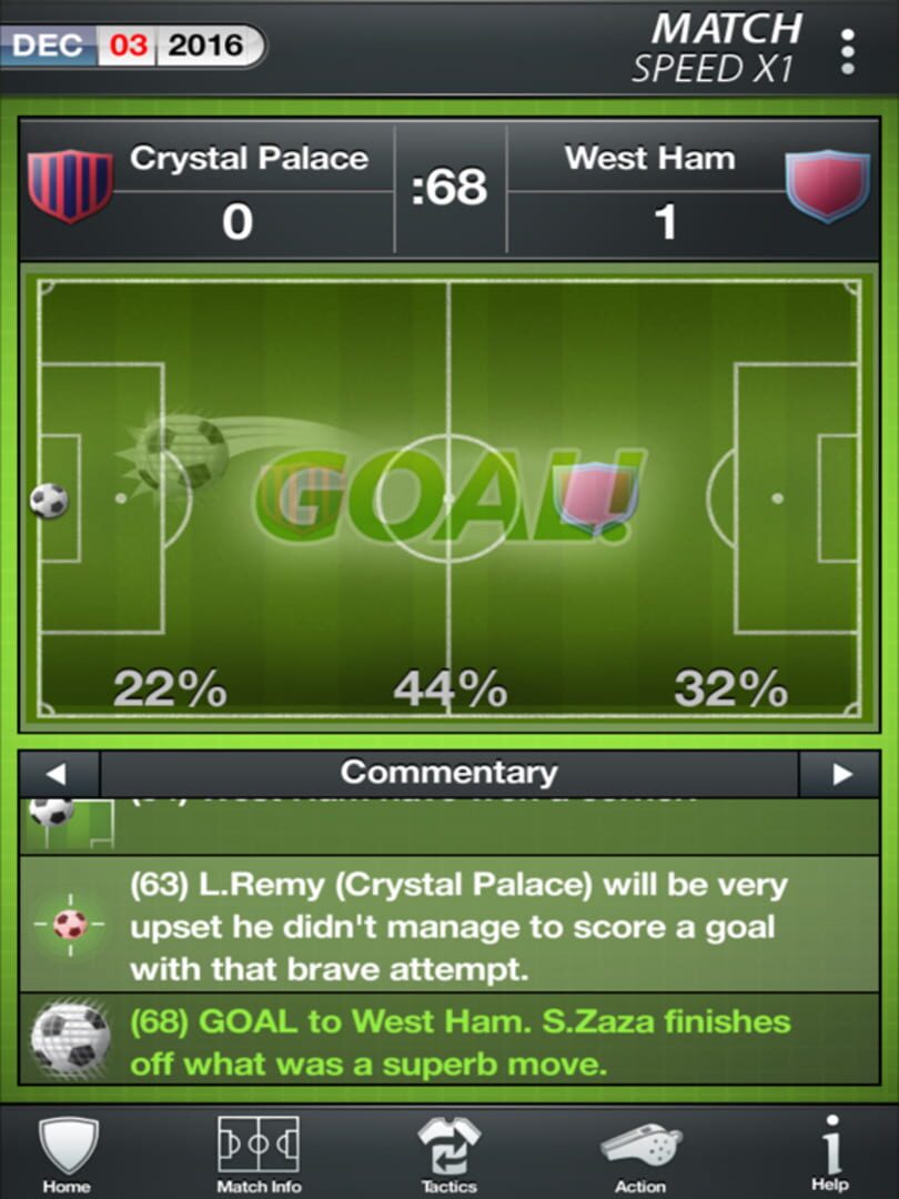 Football Director 2017 - Screenshot