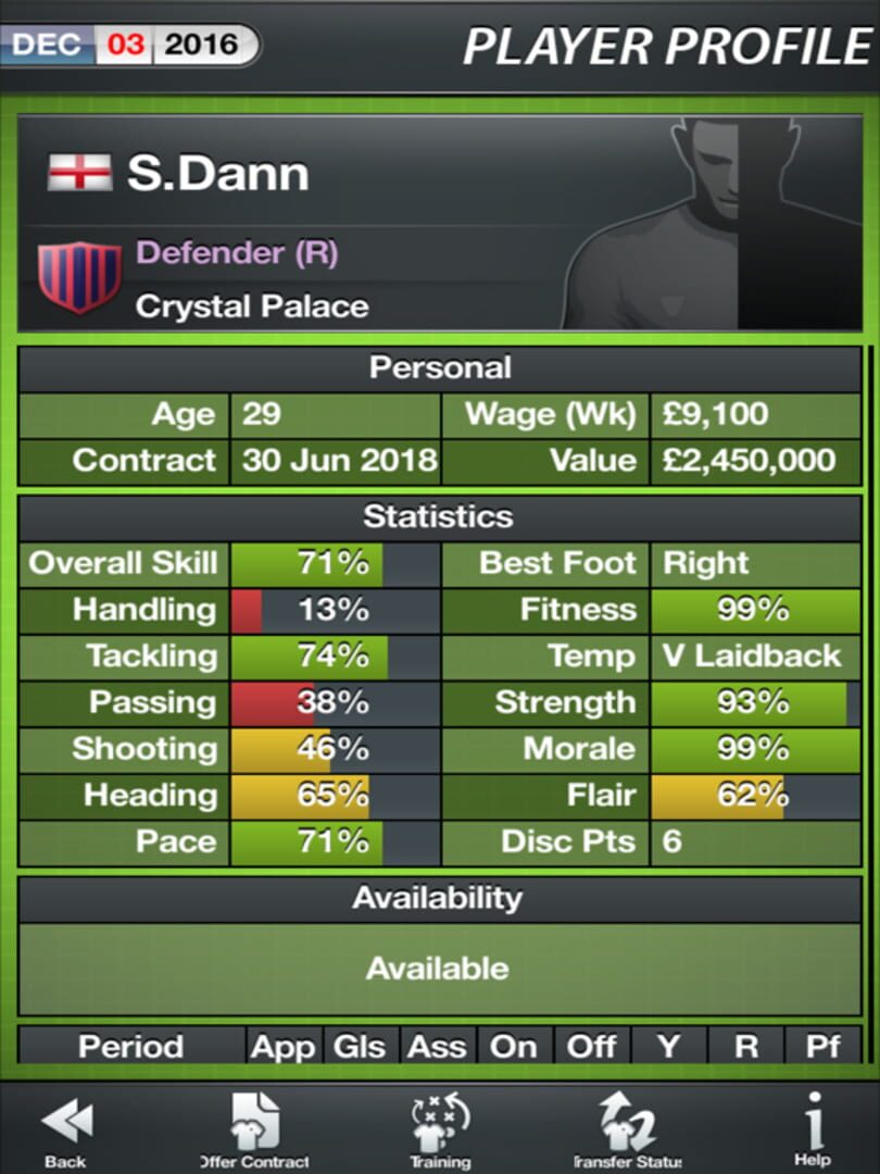 Football Director 2017 - Screenshot