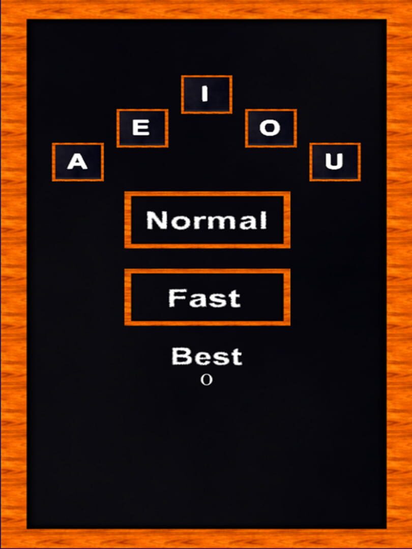Don't Touch the Vowels - Screenshot