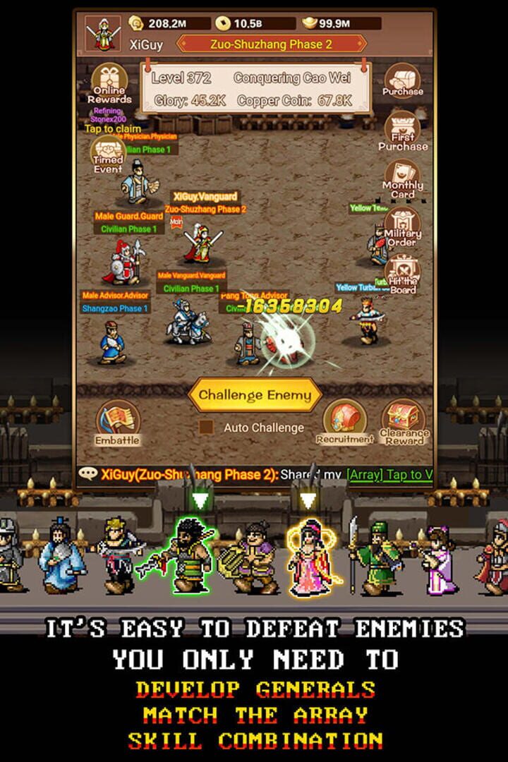 Pixel Sangokushi - Screenshot