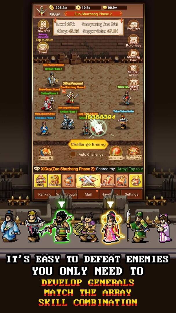Pixel Sangokushi - Screenshot