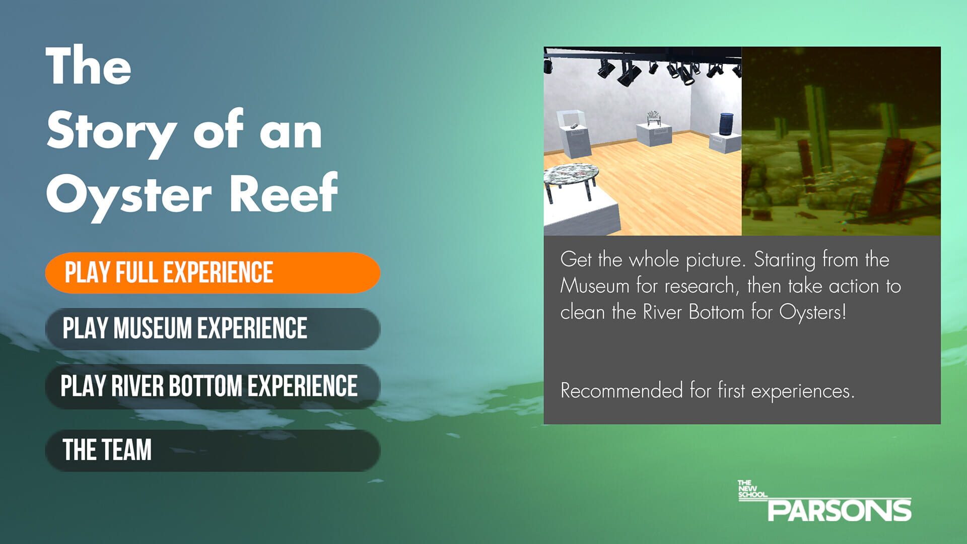 Oyster VR - Screenshot