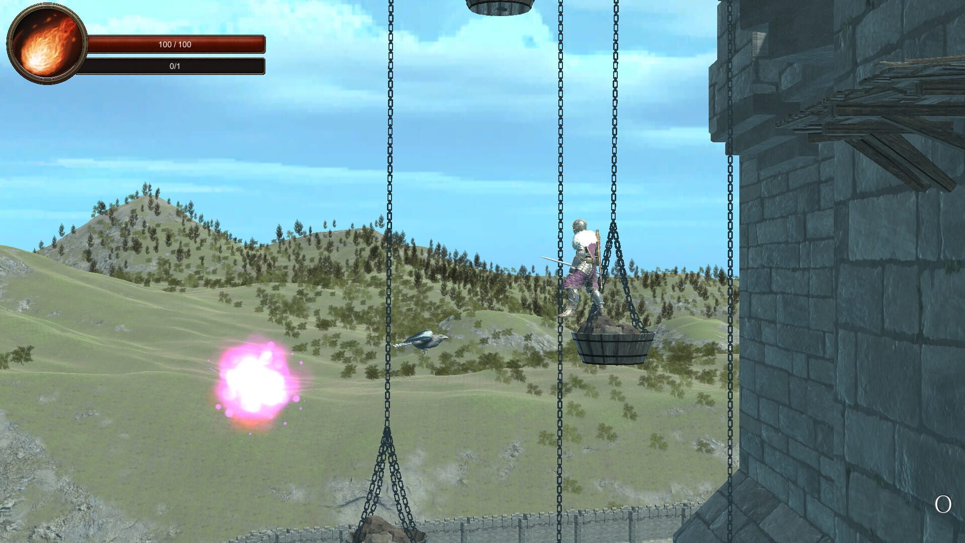 WingedStar: Descent - Screenshot