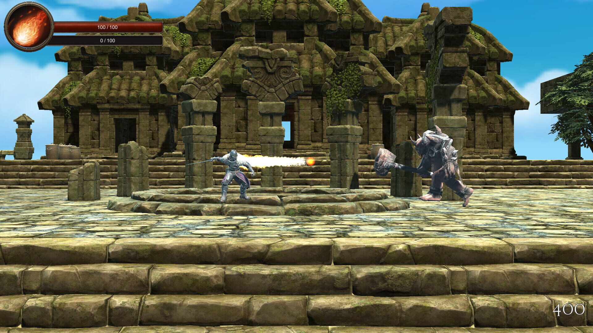 WingedStar: Descent - Screenshot