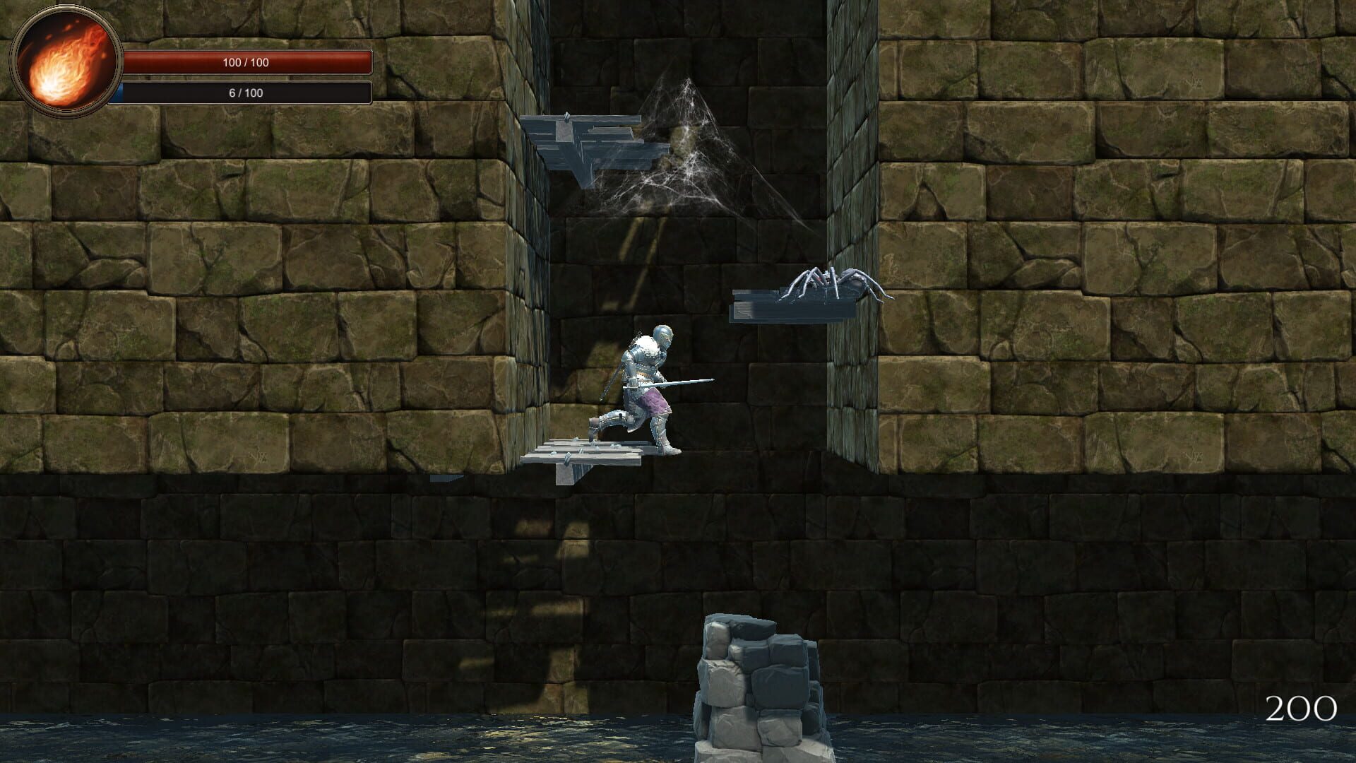 WingedStar: Descent - Screenshot