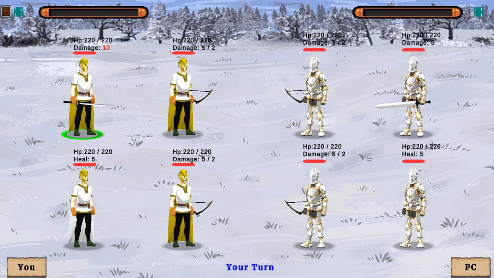 Fantasy Fighters - Screenshot