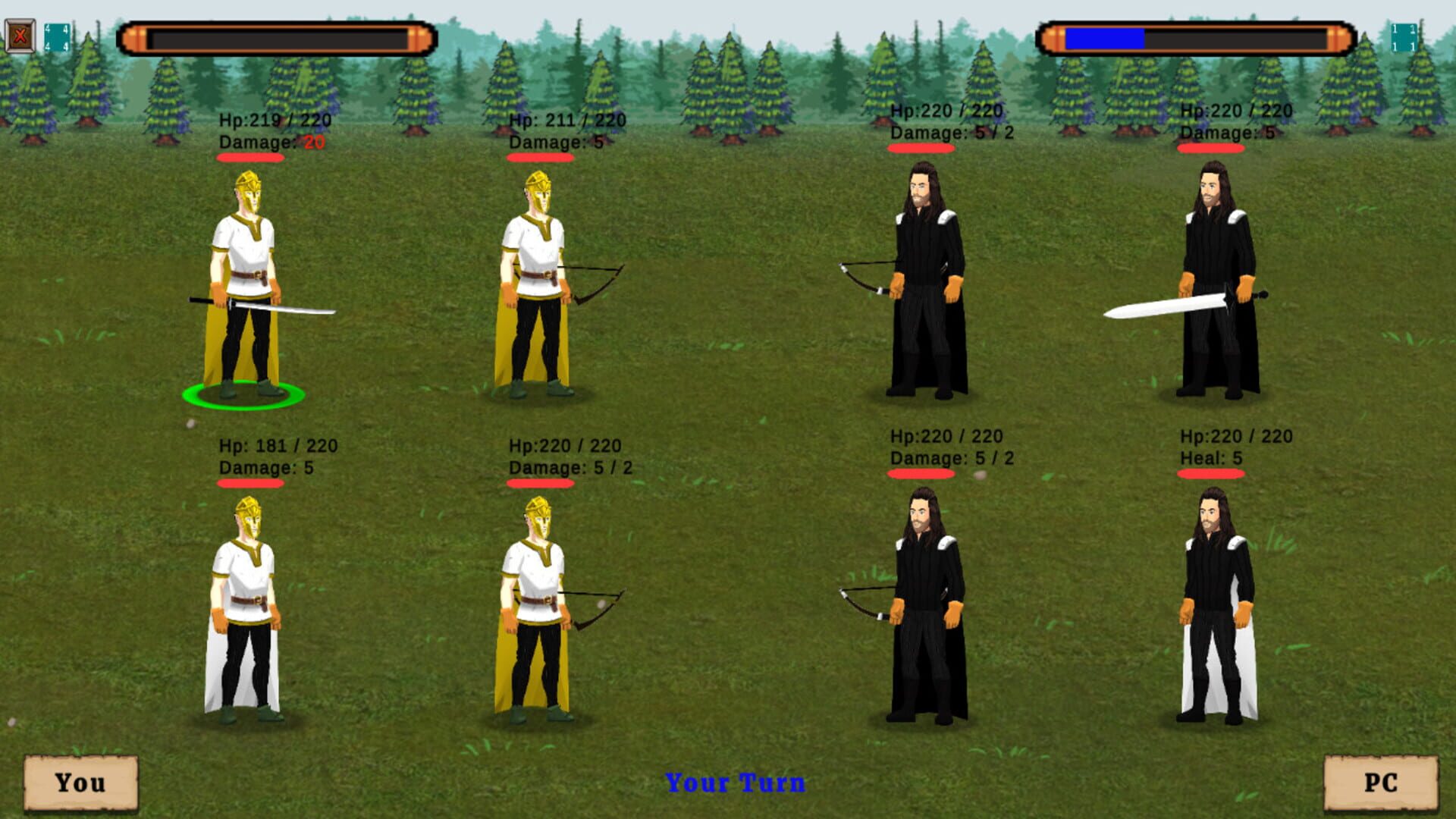 Fantasy Fighters - Screenshot