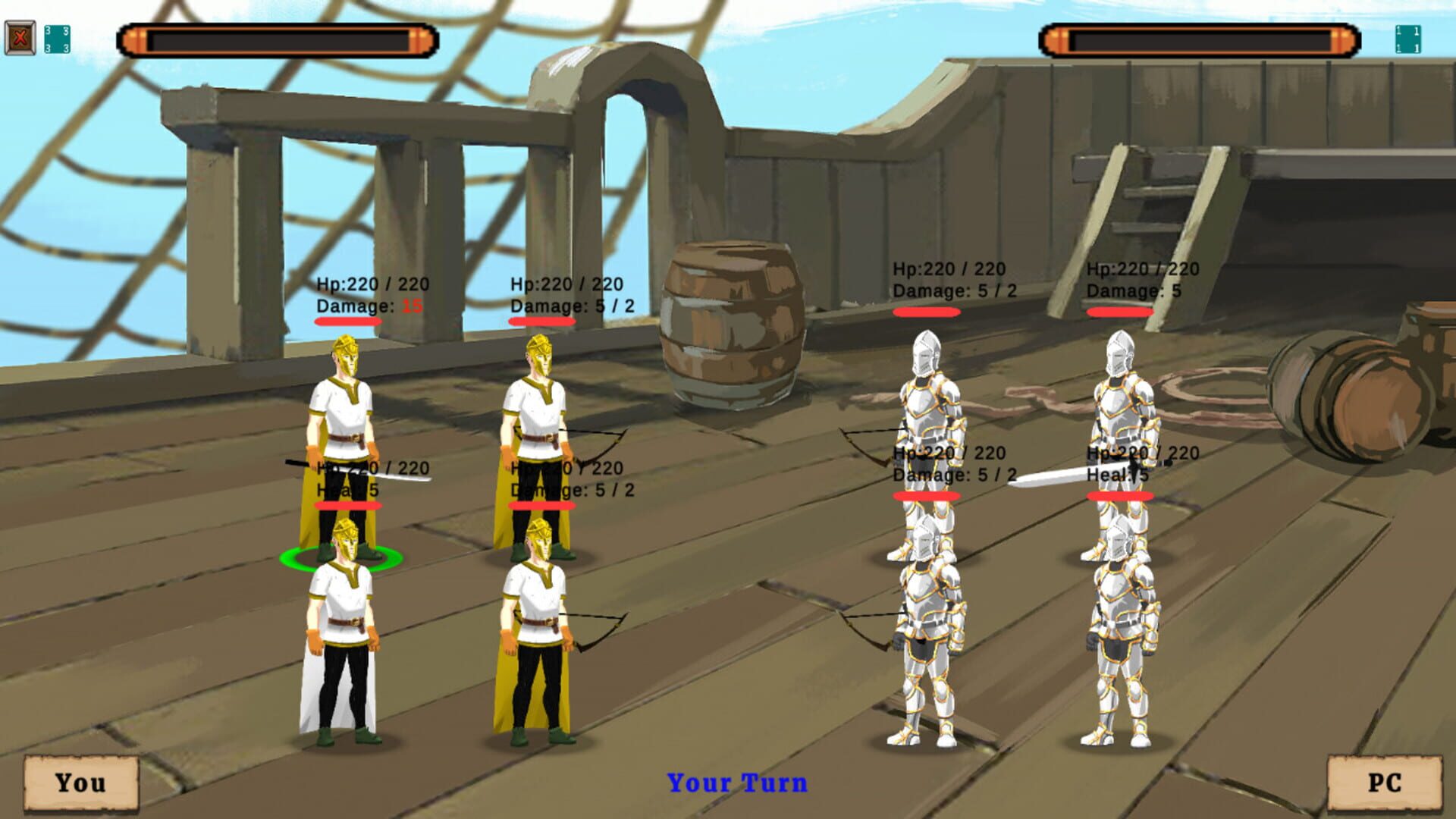 Fantasy Fighters - Screenshot