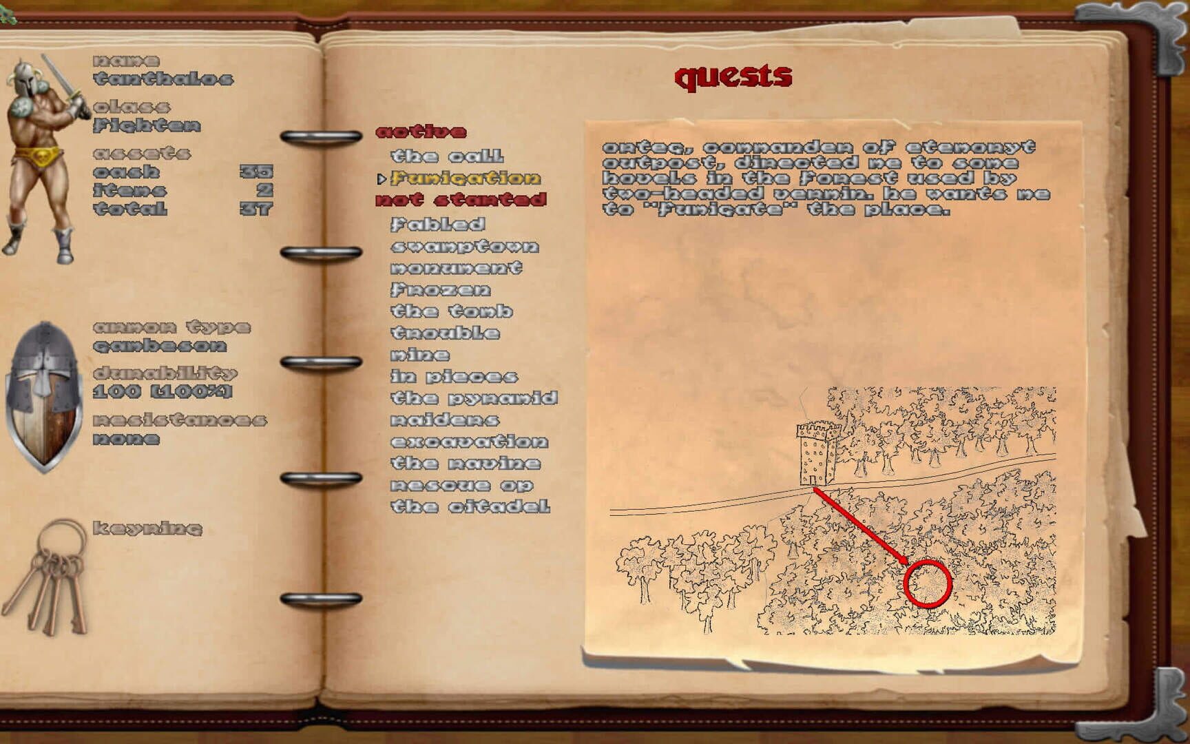 Korax' Heritage: Scattered Evil - Screenshot