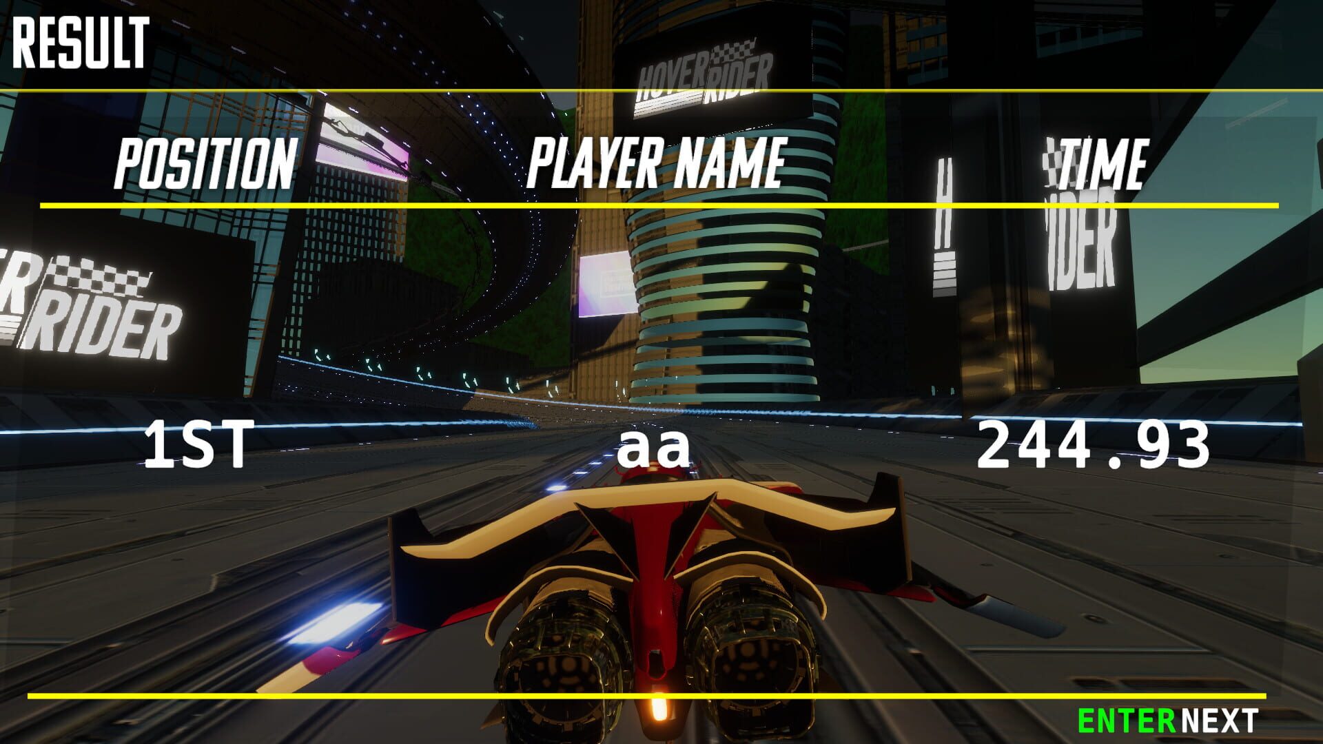 HoverRider - Screenshot