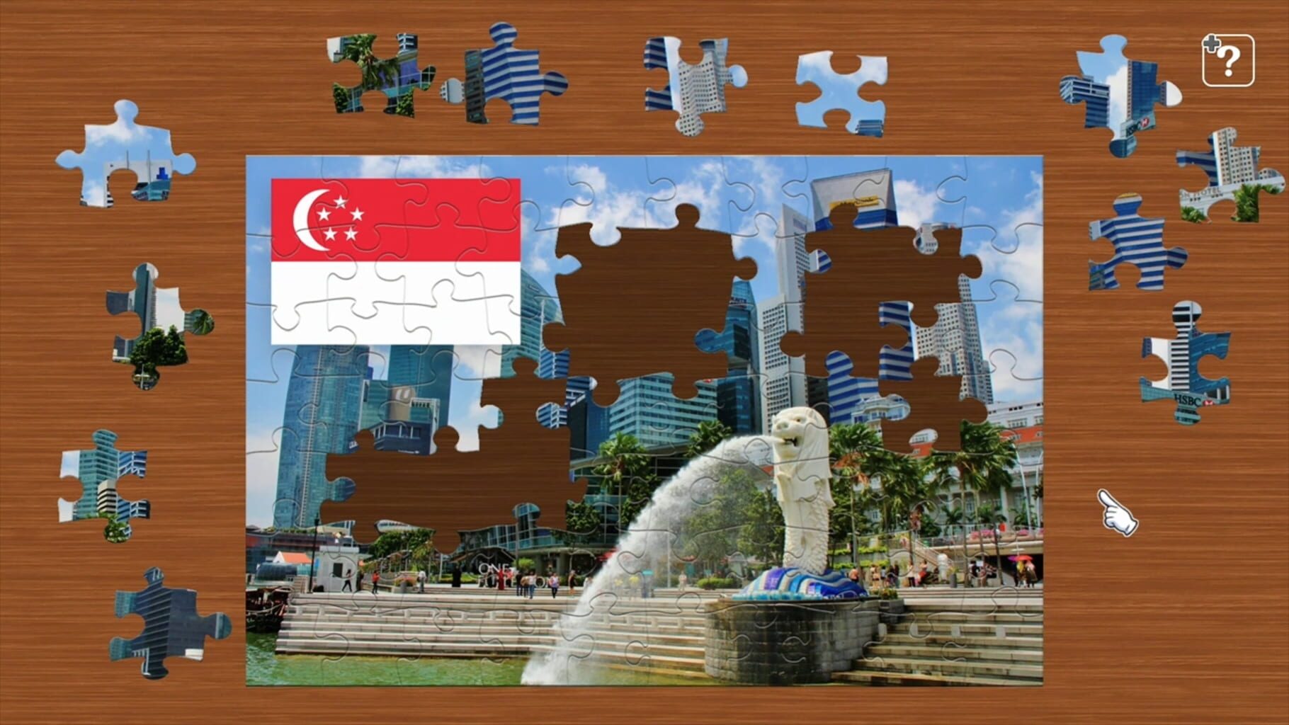 Jigsaw Masterpieces: Landscapes with Flags of the World - Asia vol.1 screenshot