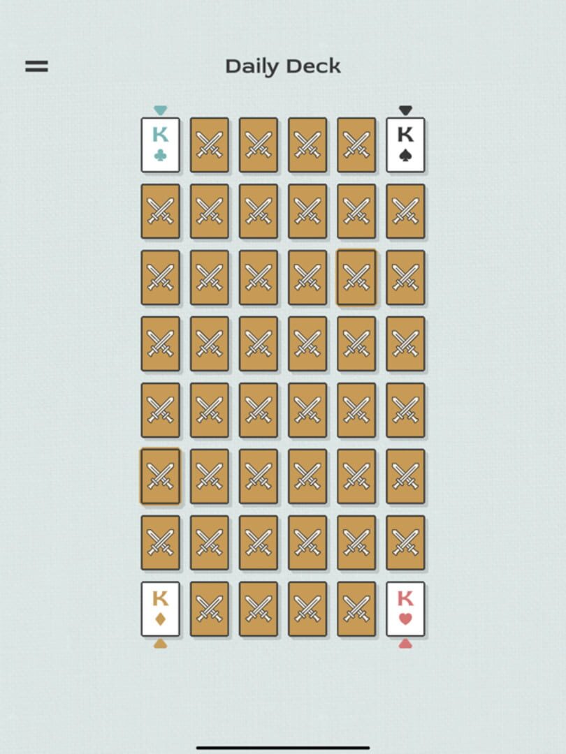 King's Path Solitaire - Screenshot