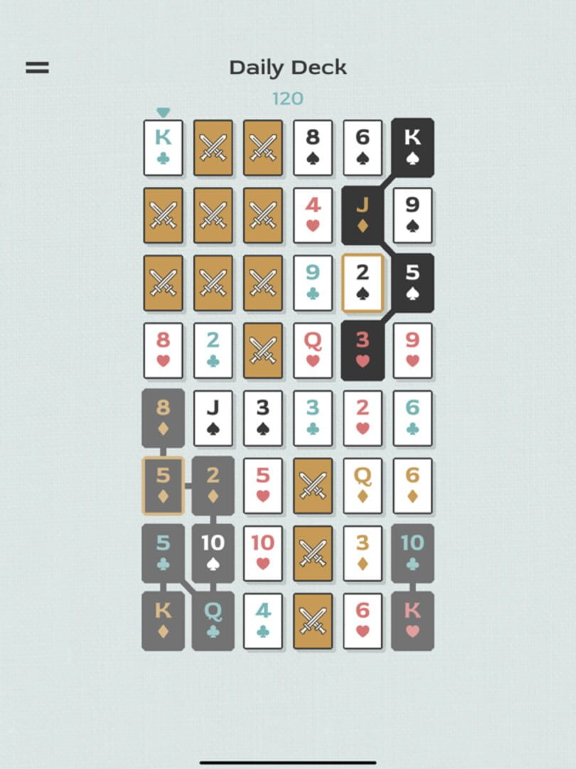 King's Path Solitaire - Screenshot