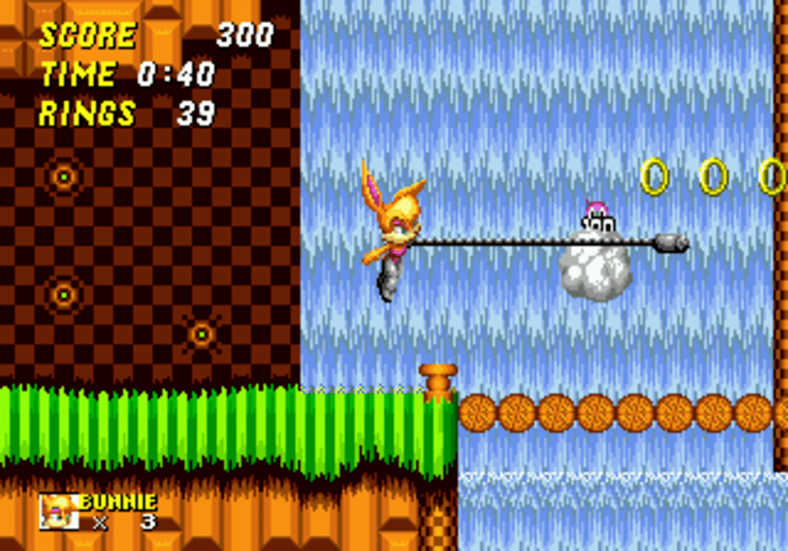 Bunnie Rabbot in Sonic the Hedgehog 2 screenshot