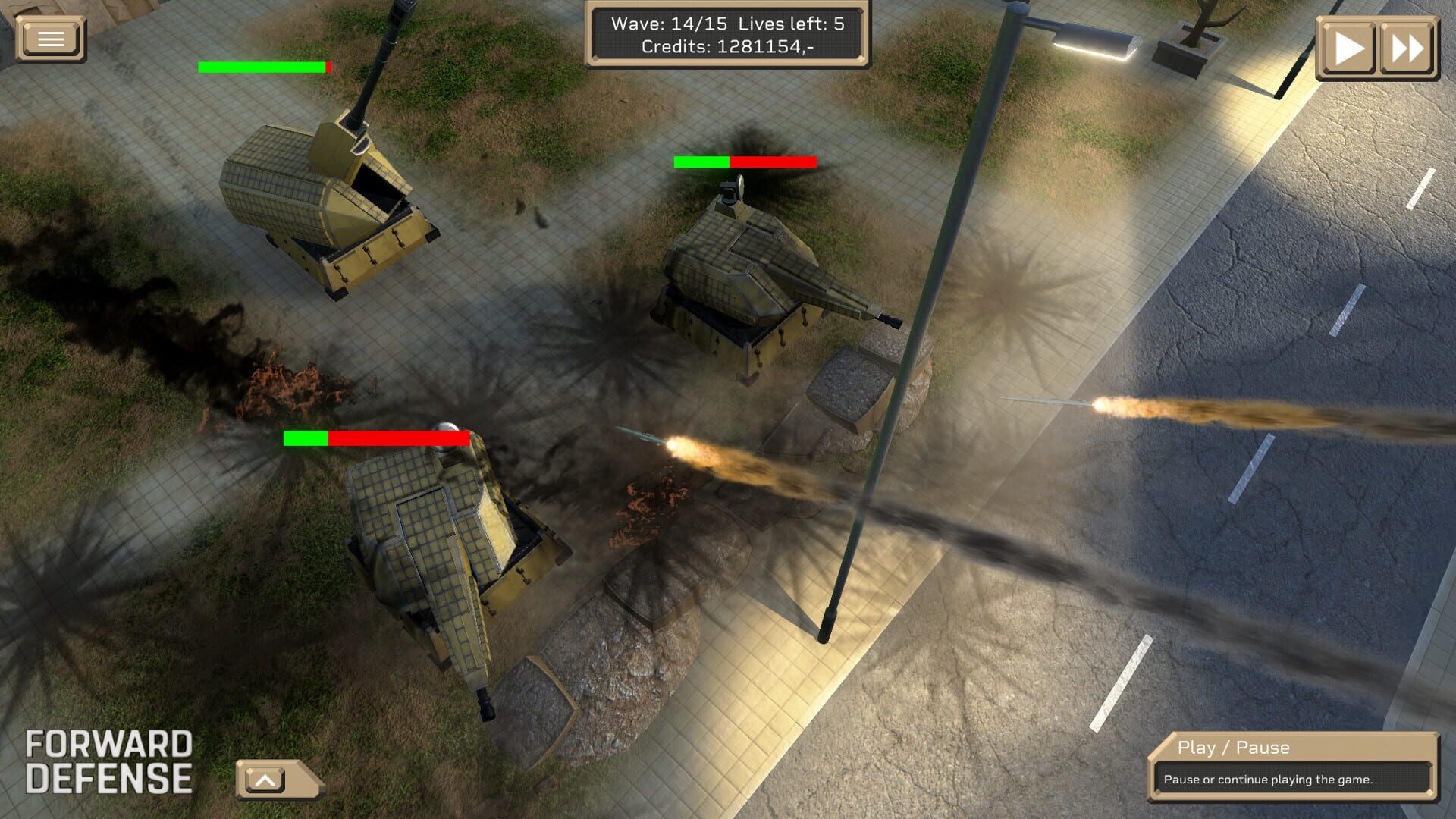Forward Defense - Screenshot