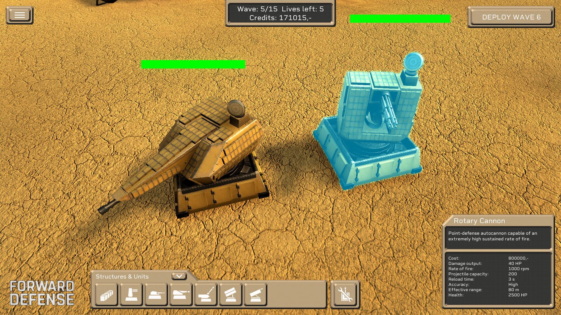 Forward Defense - Screenshot
