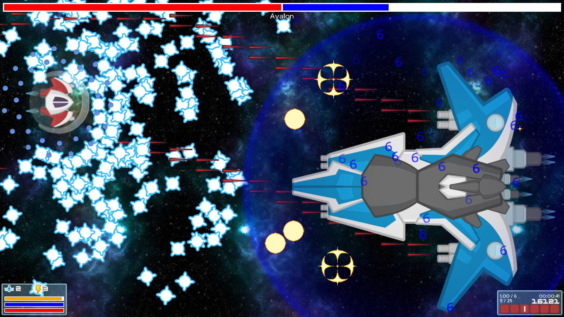 Nuts Space Shooter - Screenshot