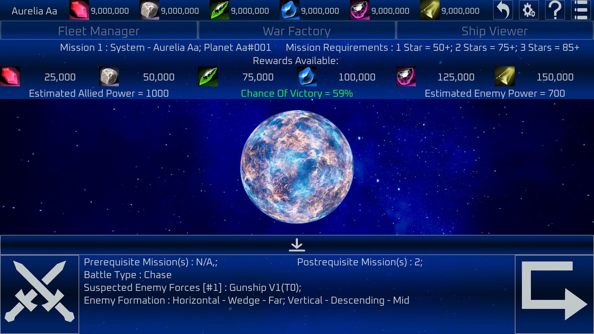 Aurelia: Stellar Arising - Screenshot