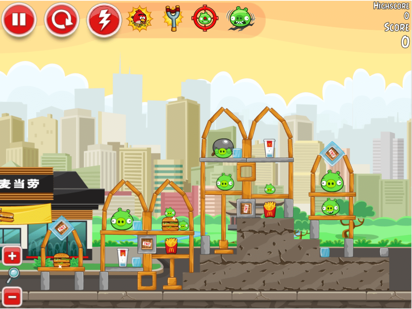 Angry Birds McDonald's screenshot