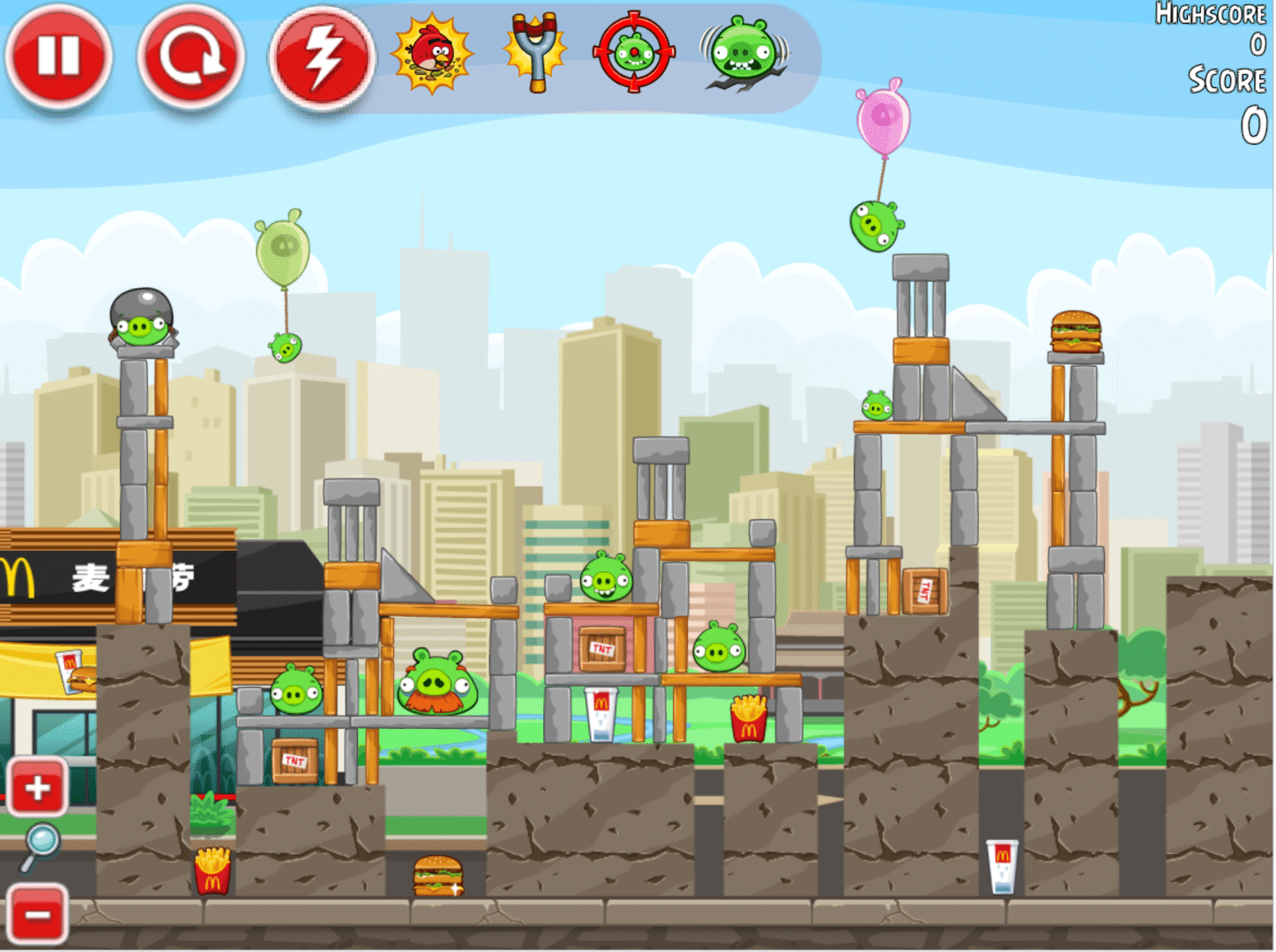 Angry Birds McDonald's screenshot