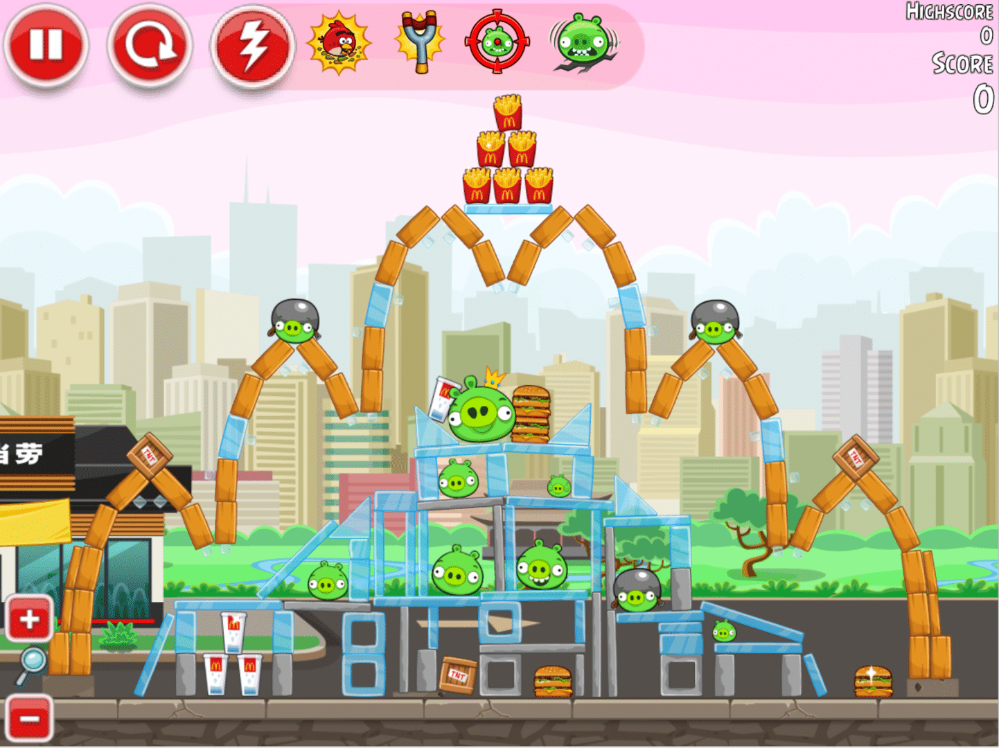 Angry Birds McDonald's screenshot