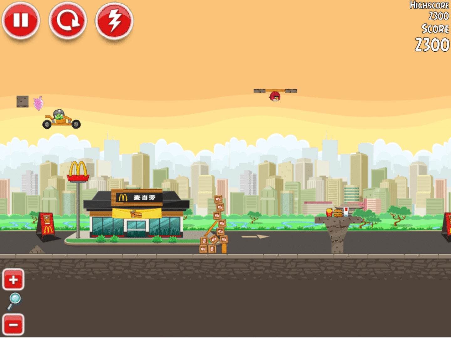 Angry Birds McDonald's screenshot