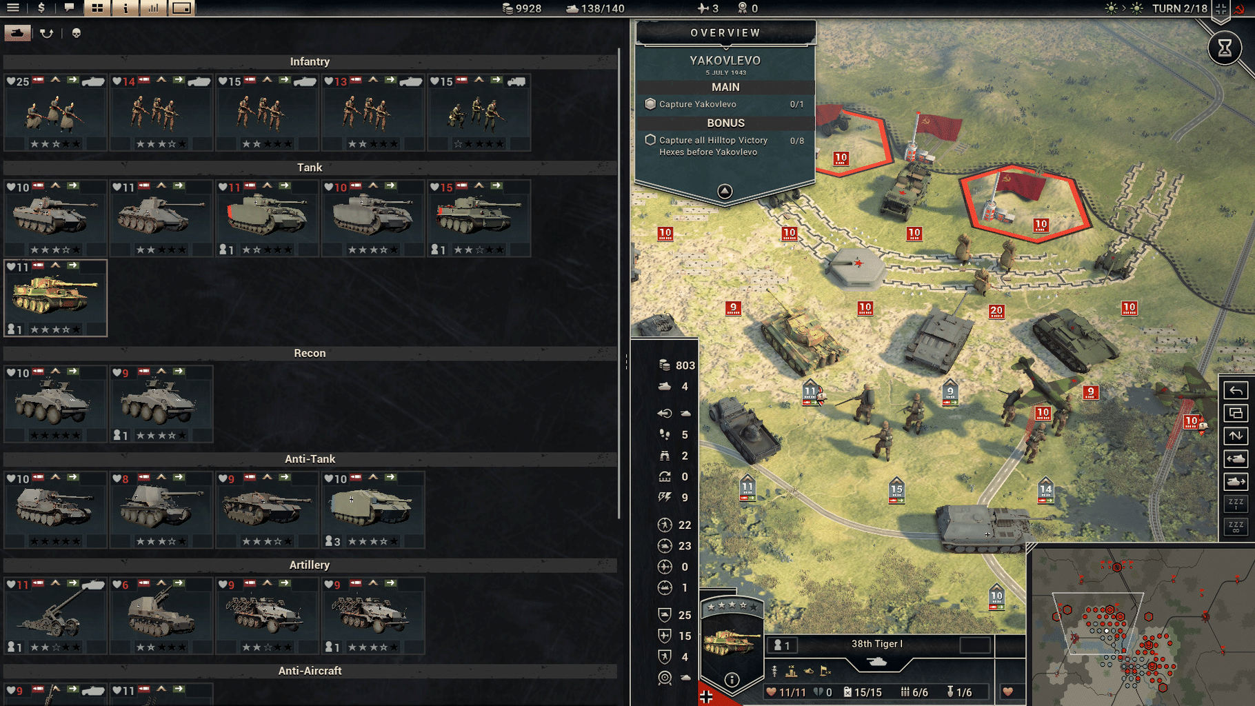 Panzer Corps 2: Axis Operations - 1943 screenshot