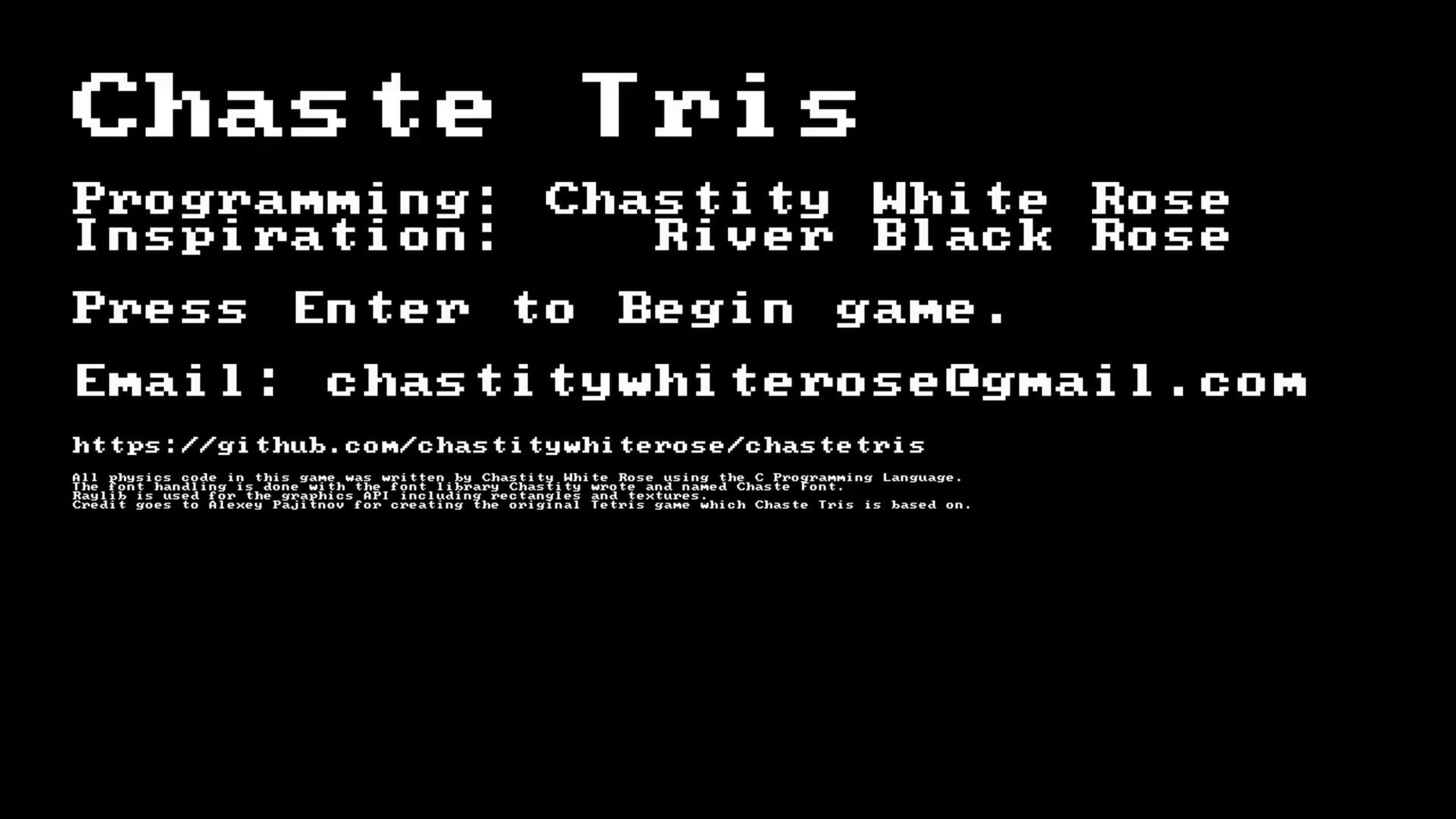 Chaste Tris - Screenshot