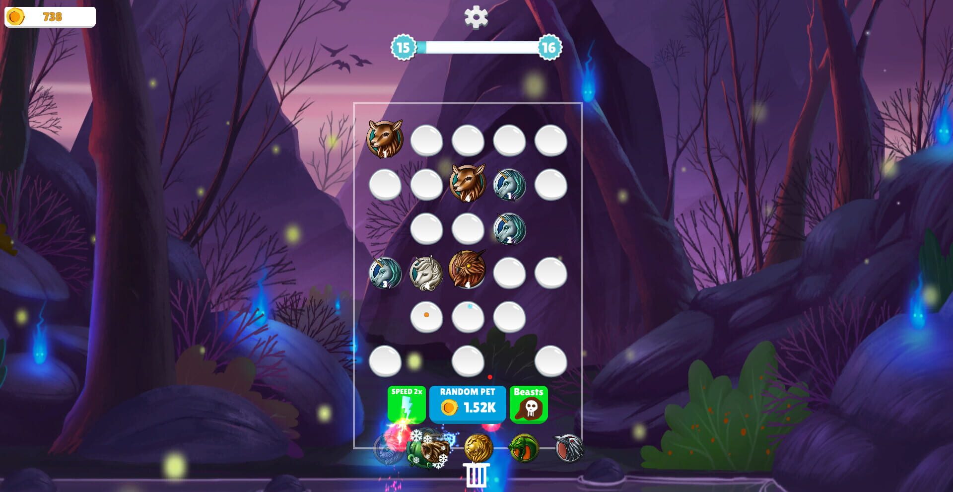 Merge Beasts: Defense Game - Screenshot
