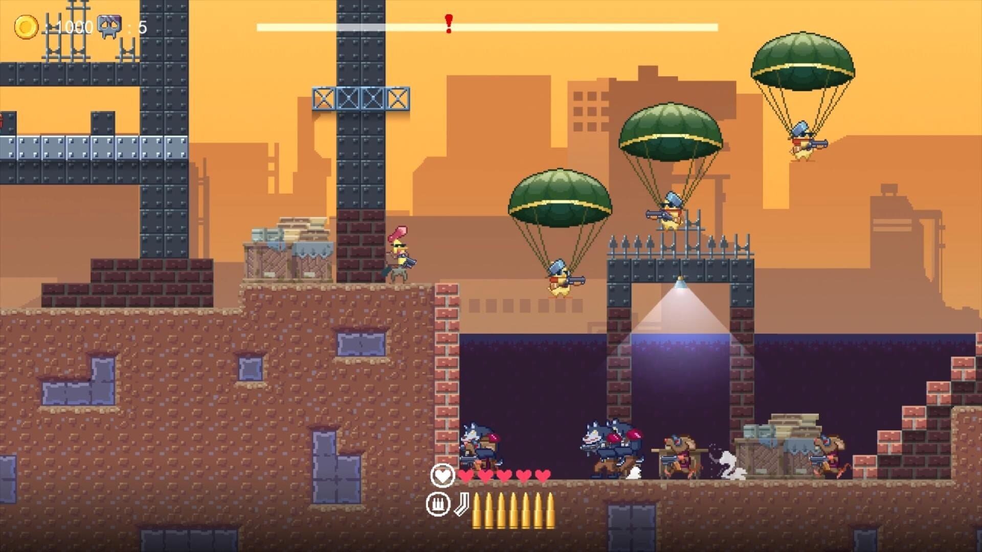 Chicken Fall - Screenshot