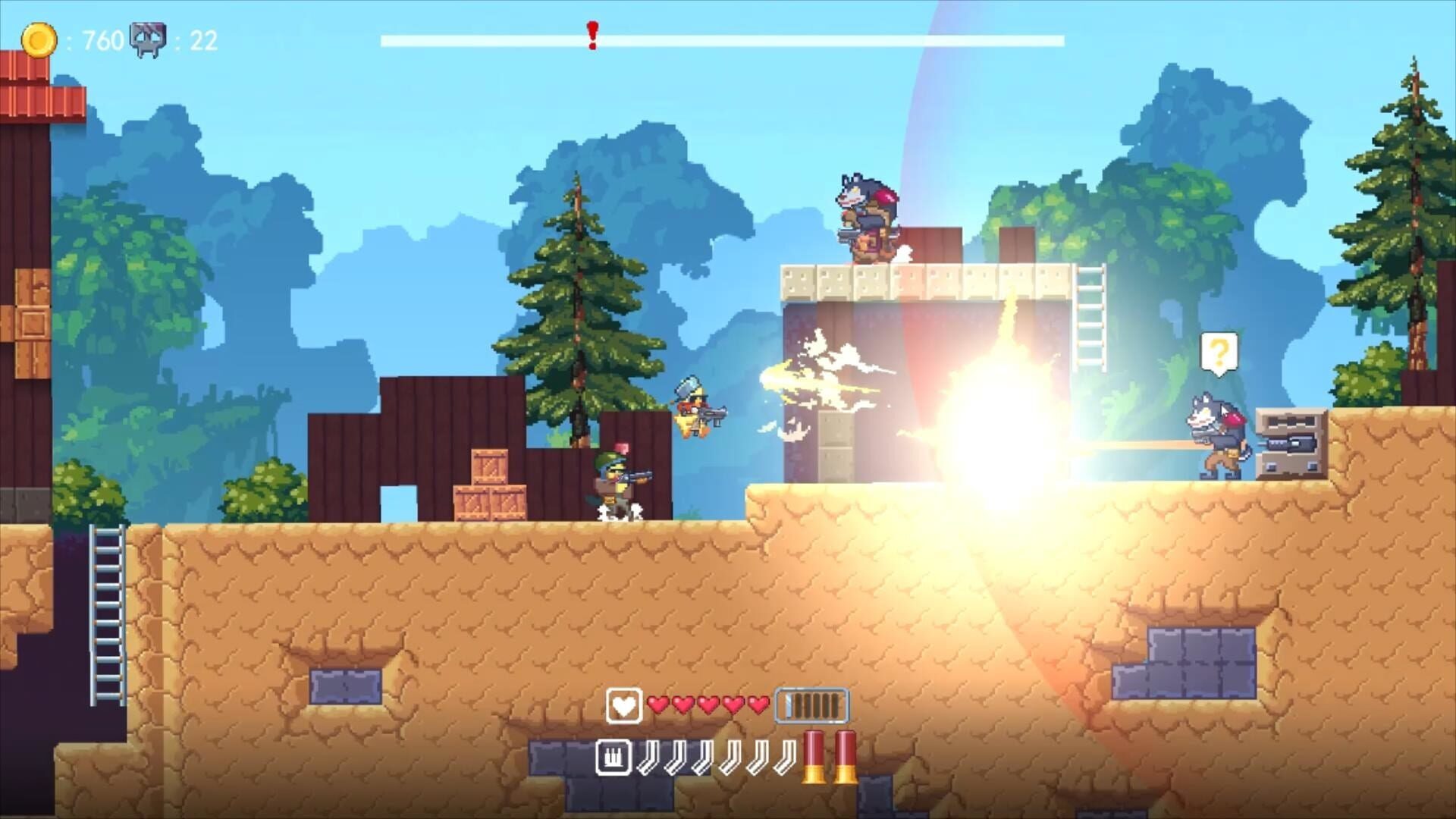 Chicken Fall - Screenshot