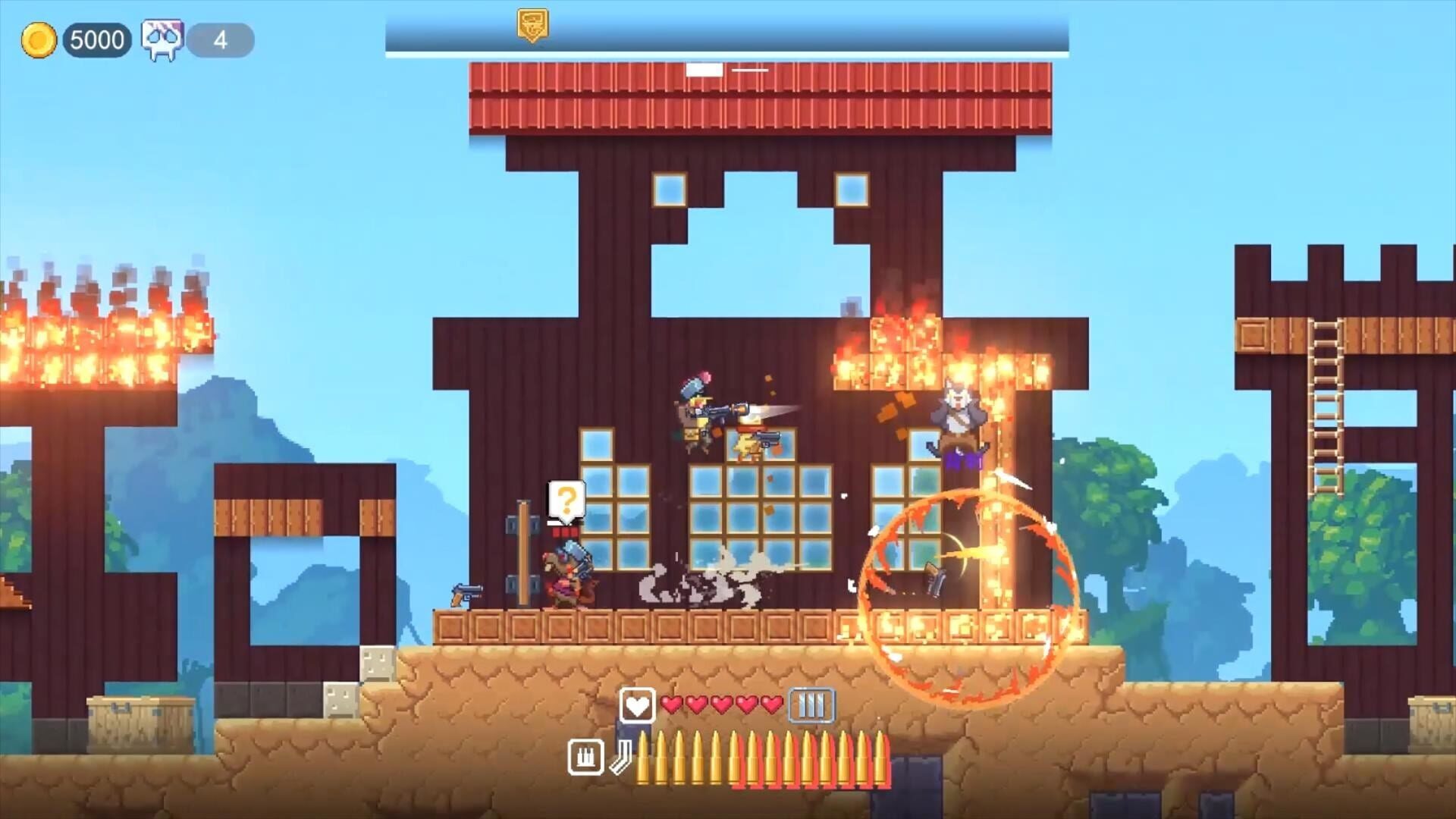 Chicken Fall - Screenshot