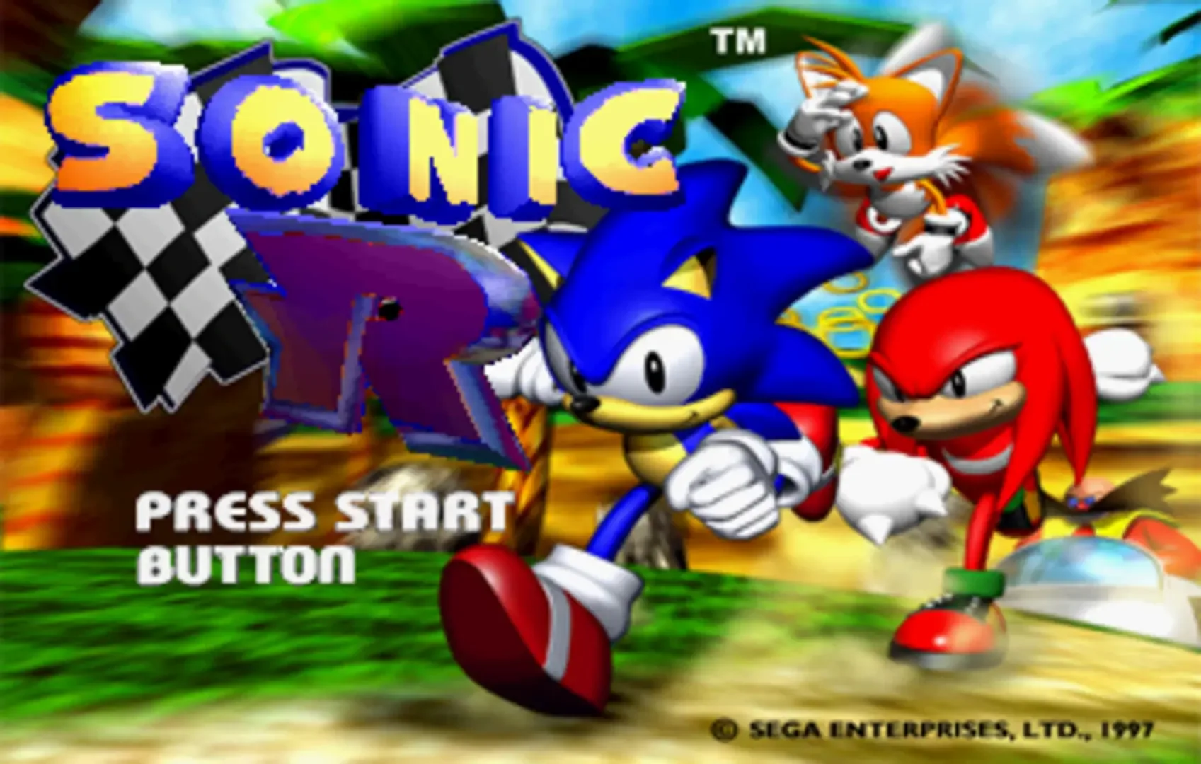 Captura de pantalla - Sonic R