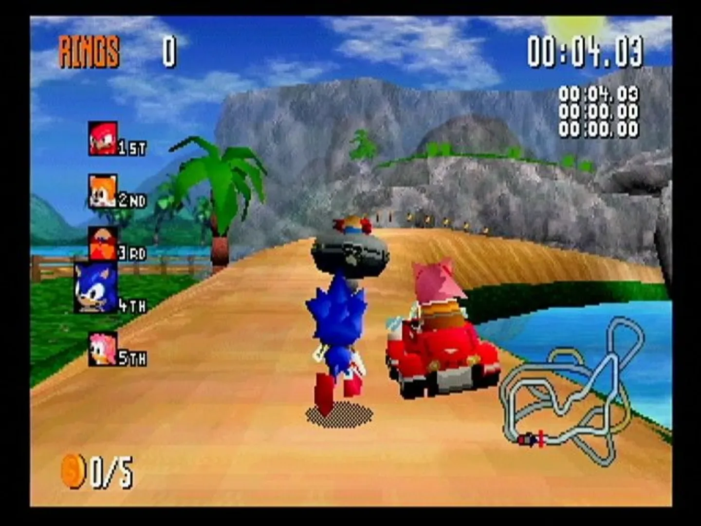 Captura de pantalla - Sonic R