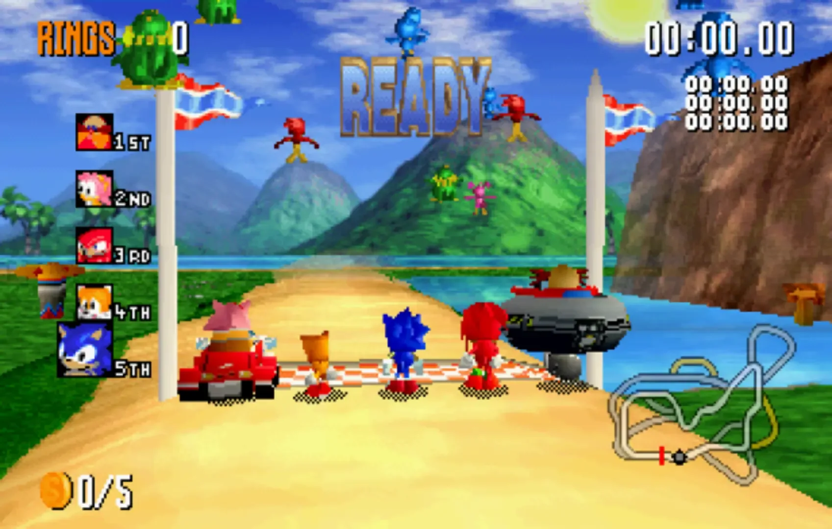 Captura de pantalla - Sonic R