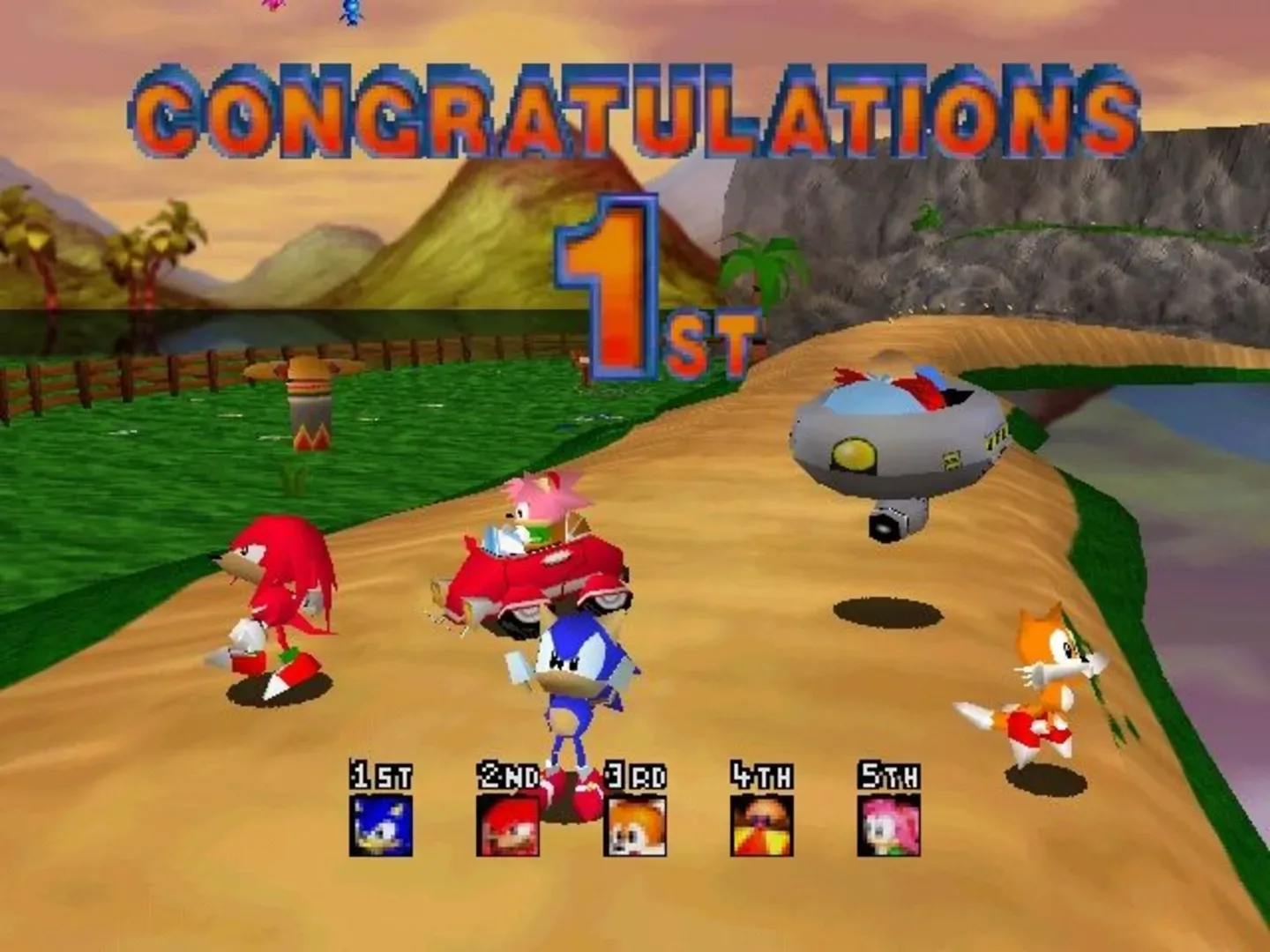 Captura de pantalla - Sonic R