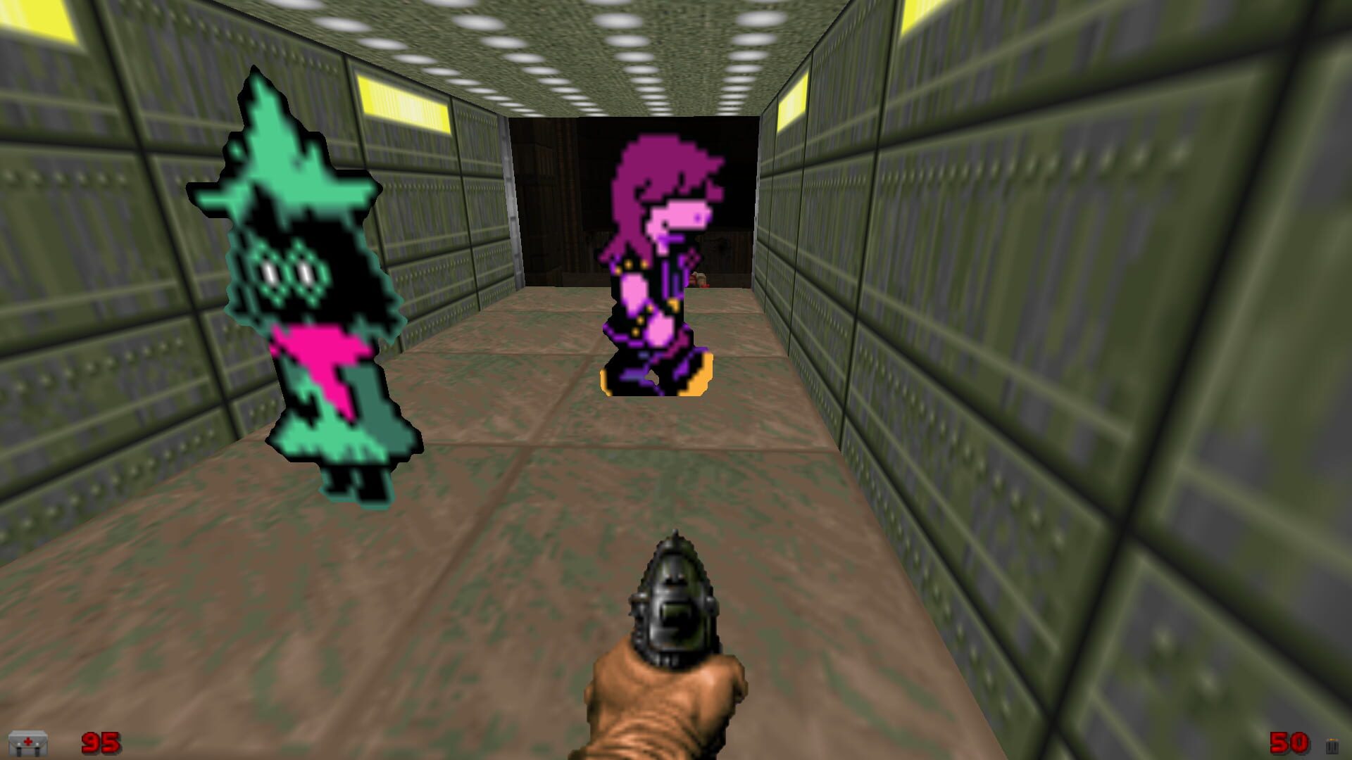 Doom II: Deltarune Companions - Susie and Ralsei