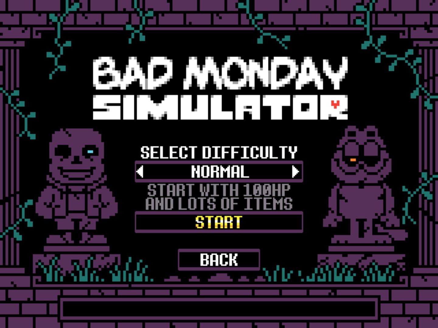 Bad monday simulator full screen