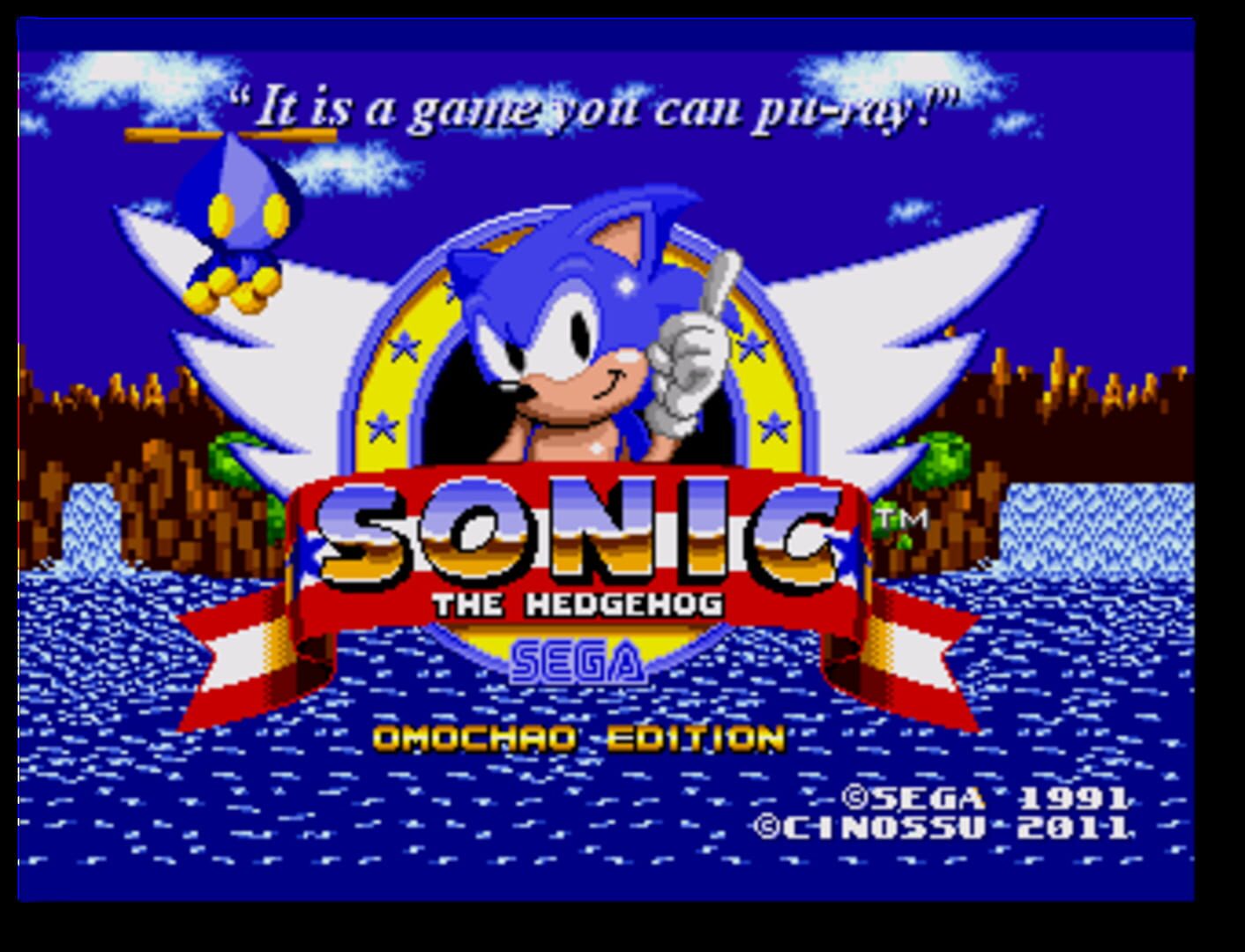 Captura de pantalla - Sonic the Hedgehog: OmoChao Edition