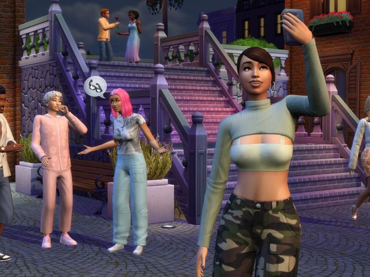 Captura de pantalla - The Sims 4: Moonlight Chic Kit