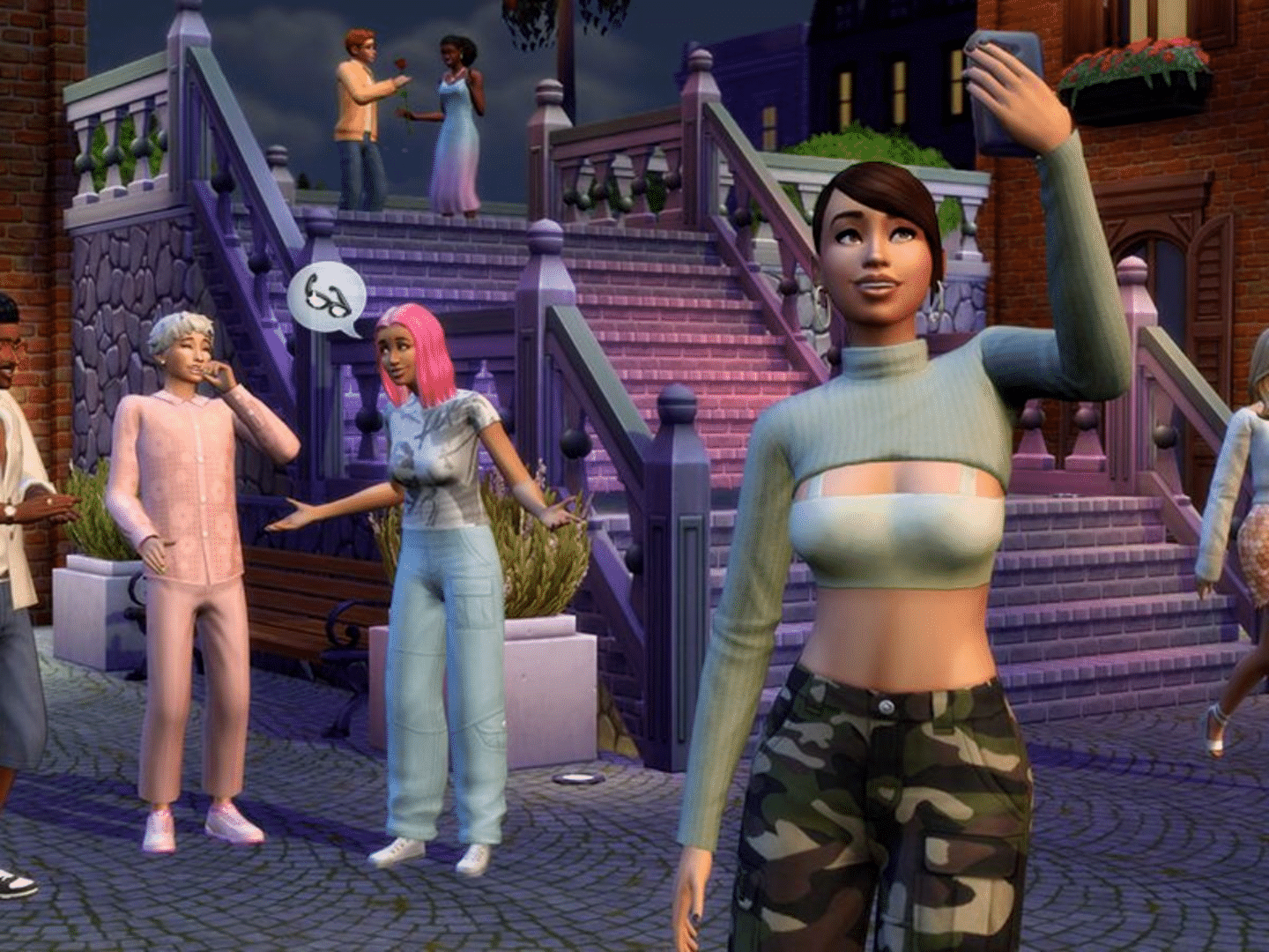 The Sims 4: Moonlight Chic Kit screenshot