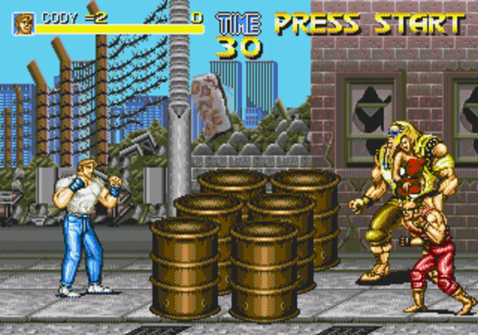 Captura de pantalla - Final Fight CD
