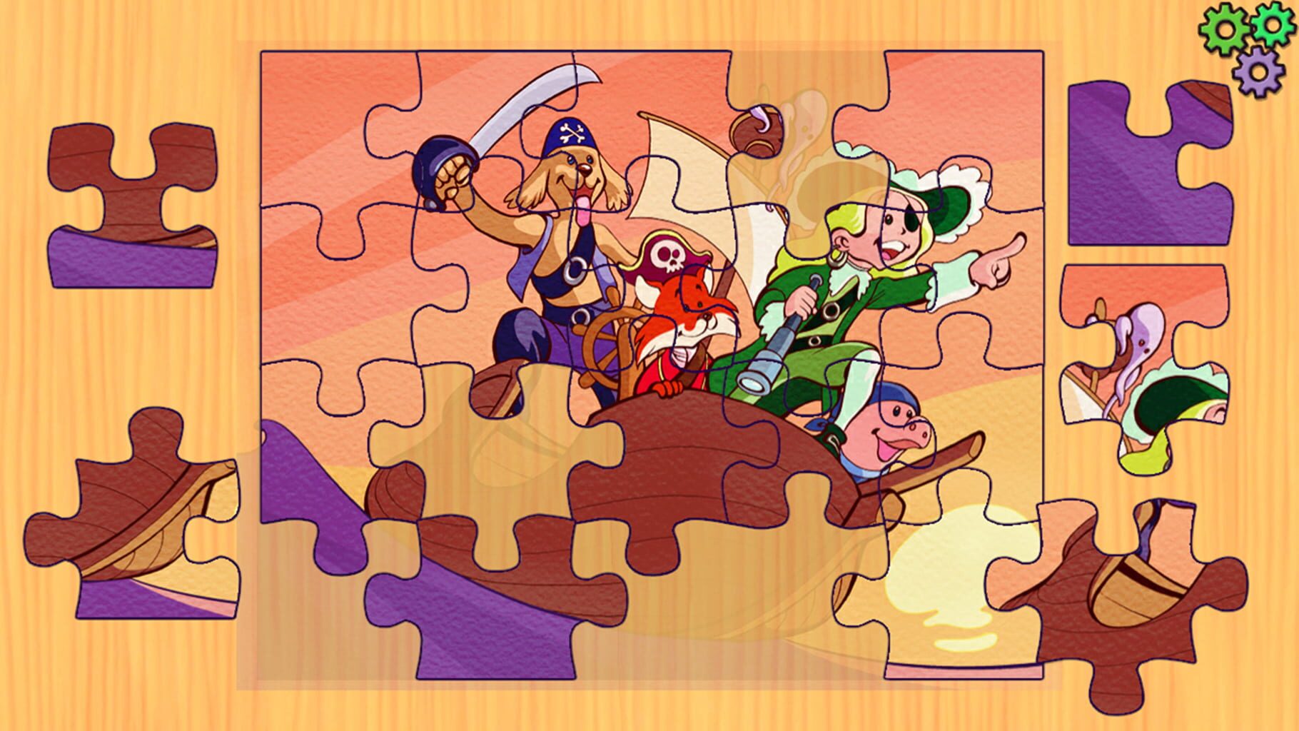 Pirates Jigsaw Puzzle for Kids & Toddlers screenshot