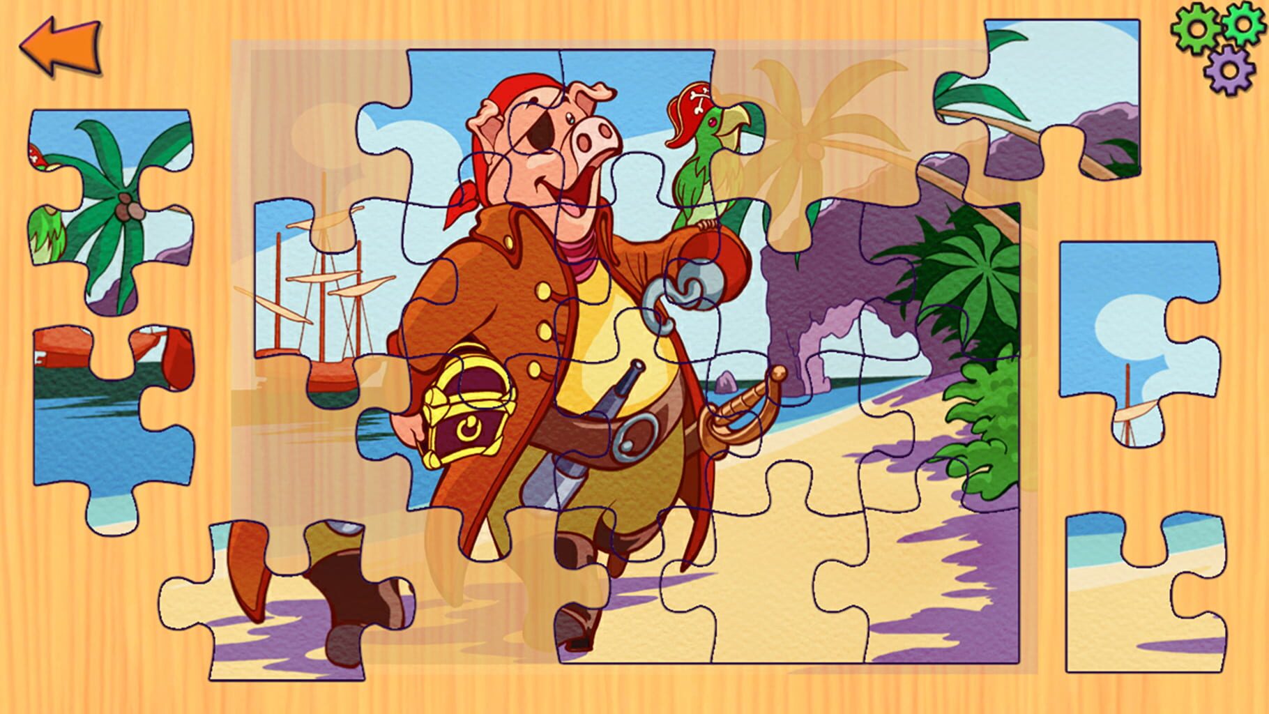 Pirates Jigsaw Puzzle for Kids & Toddlers screenshot